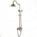 TY Antique Country Modern Shower Only Rotatable with Ceramic Valve Single Handle Two Holes for Antique Copper   Shower Faucet - B0749NW9Q9